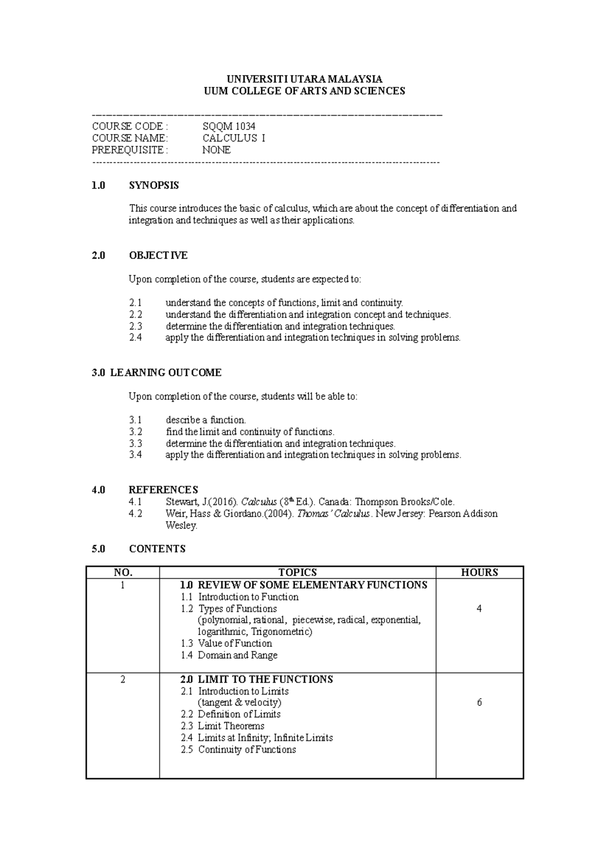 A221 SQQM1034 course syllabus update - UNIVERSITI UTARA MALAYSIA UUM ...