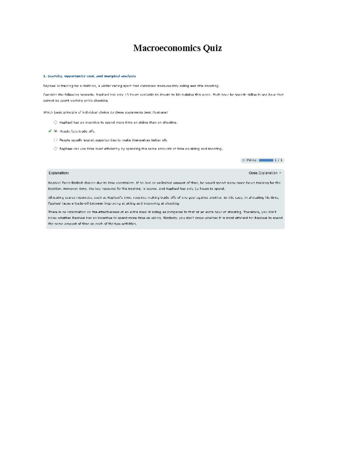 Macroeconomics Module 1 Quiz 1-3 - ECO202 - Macroeconomics Quiz - Studocu