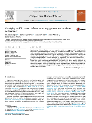 Critical reflections on the benefits of ICT in education - 1080/ ...