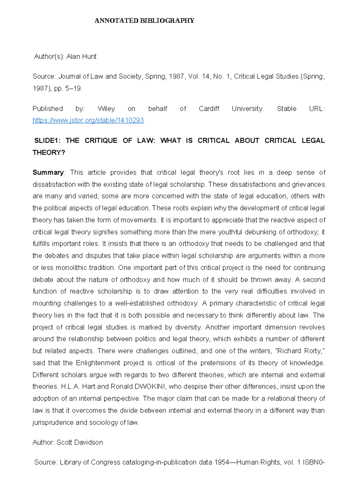 Article 4 1 2024, 8 05 35 PM - ANNOTATED BIBLIOGRAPHY Author(s): Alan ...