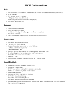 L2 - CNS Brain - lecture notes - The Central Nervous System Chapter 12 ...