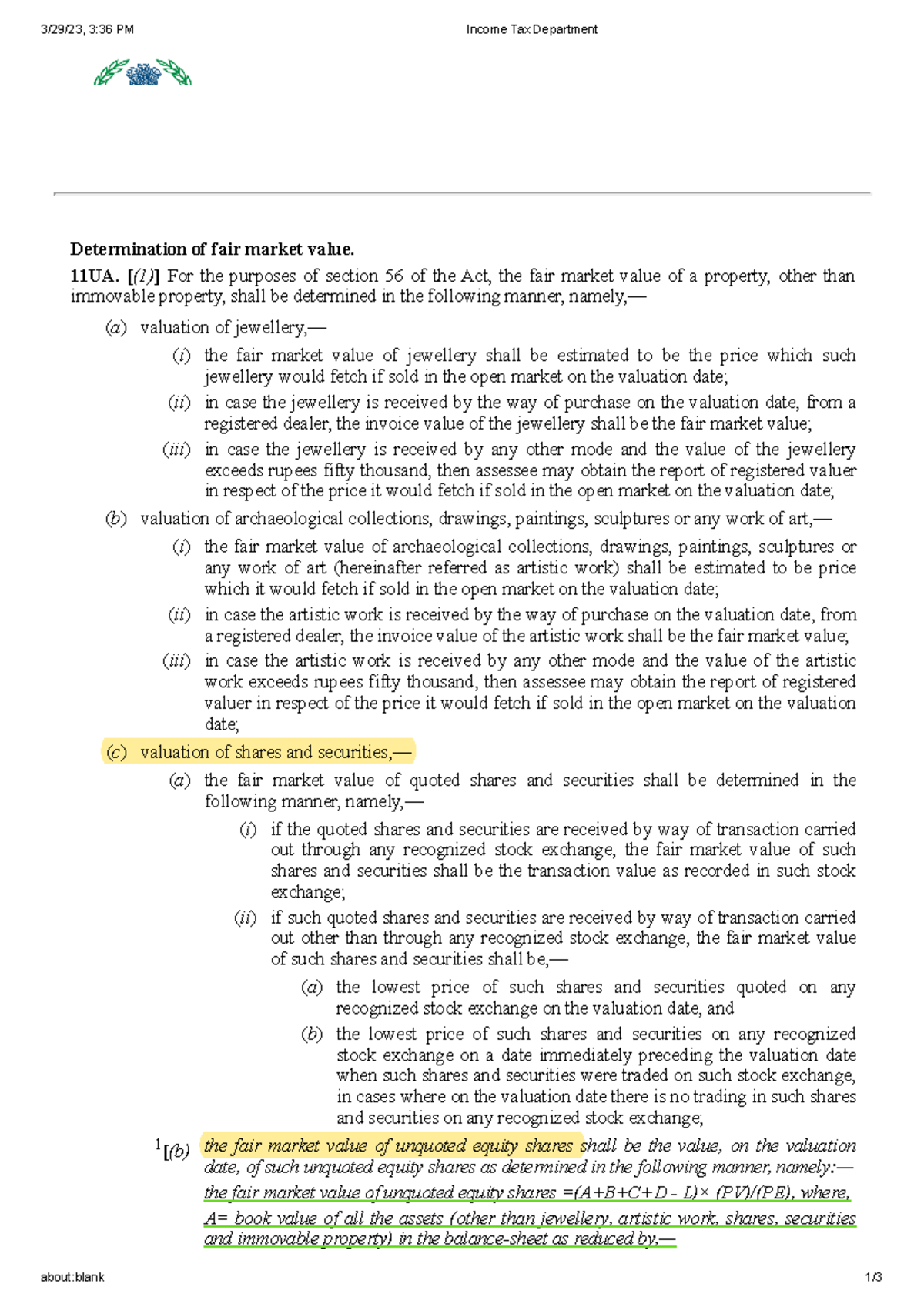 ITA 11UA - Summary CA Intermediate - 3/29/23, 3:36 PM Income Tax ...
