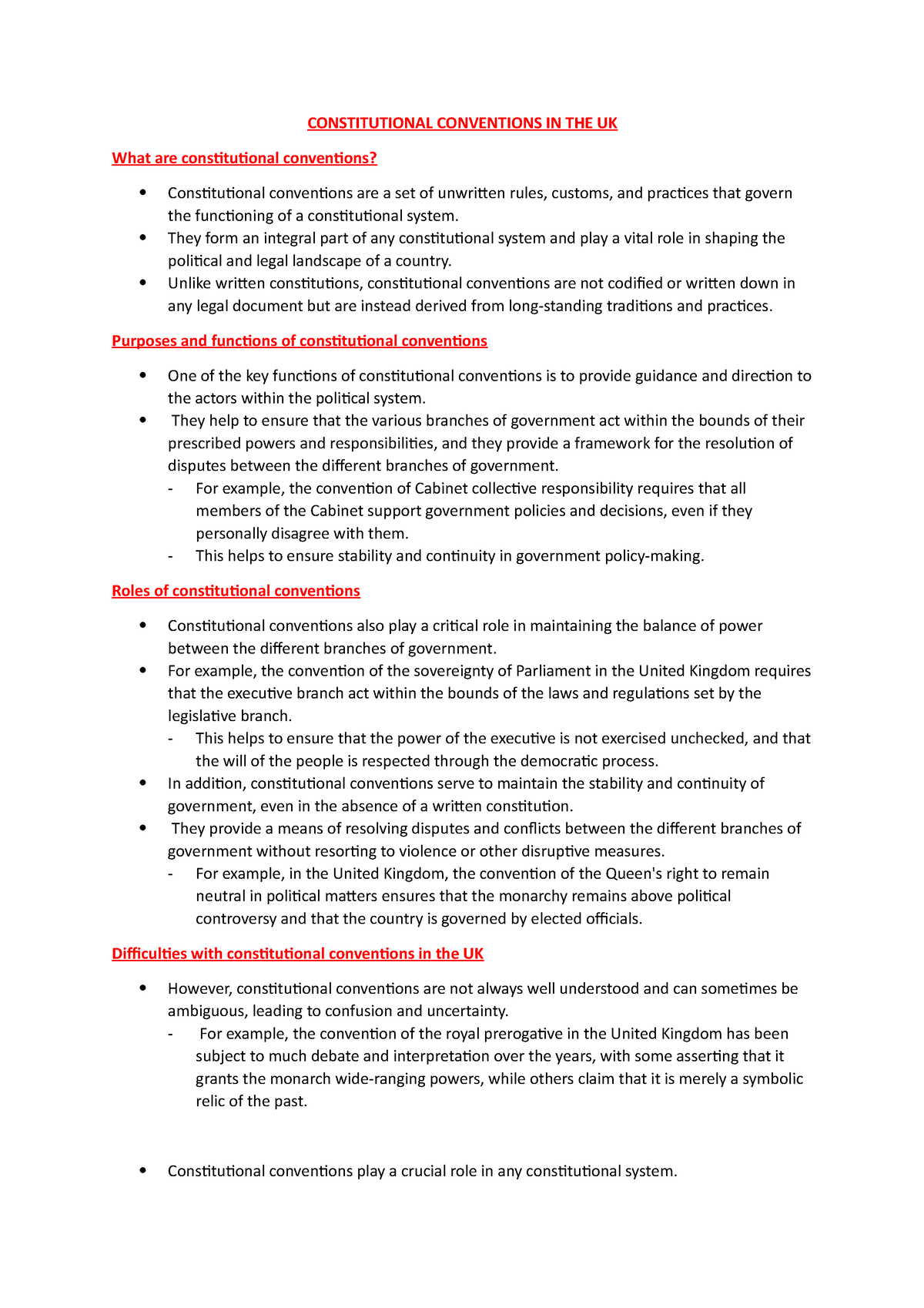 What Are Constitutional Conventions Australia