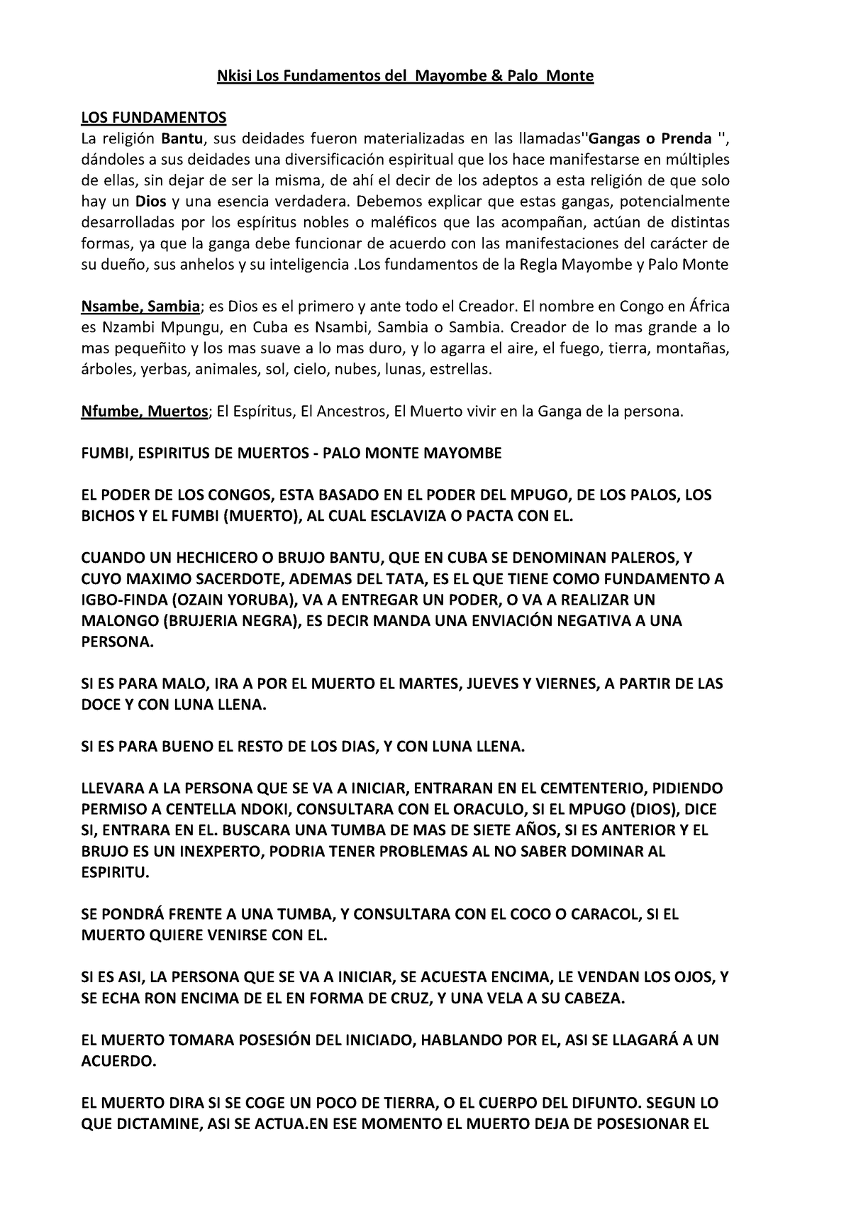 Palo-Mayombe(1) - aaaaaaaaaaaaa - Nkisi Los Fundamentos del Mayombe ...