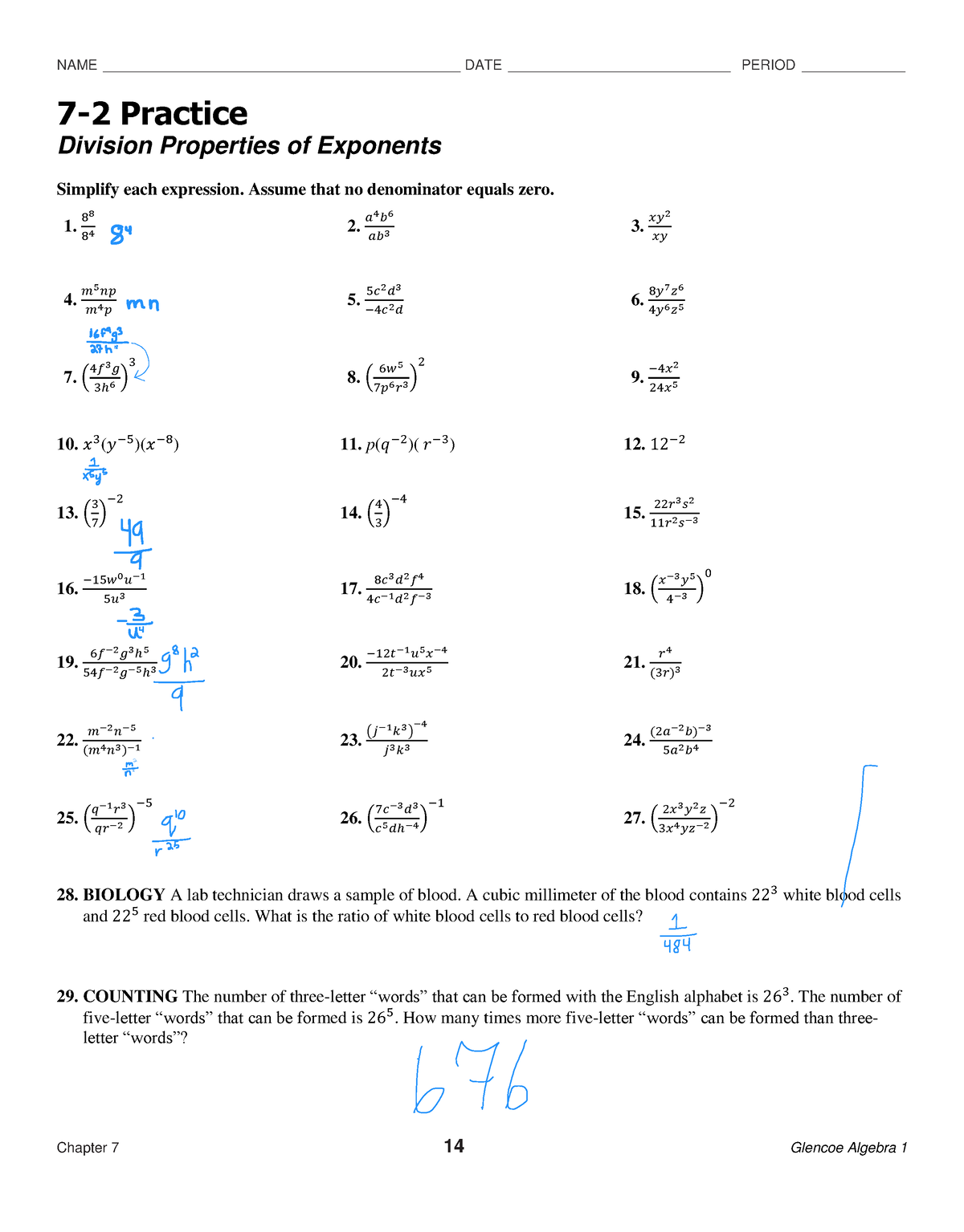 7 1 2 homework answers