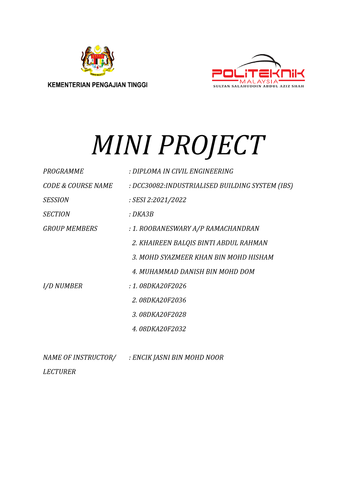 group-4-mini-project-report-mini-project-programme-diploma-in-civil