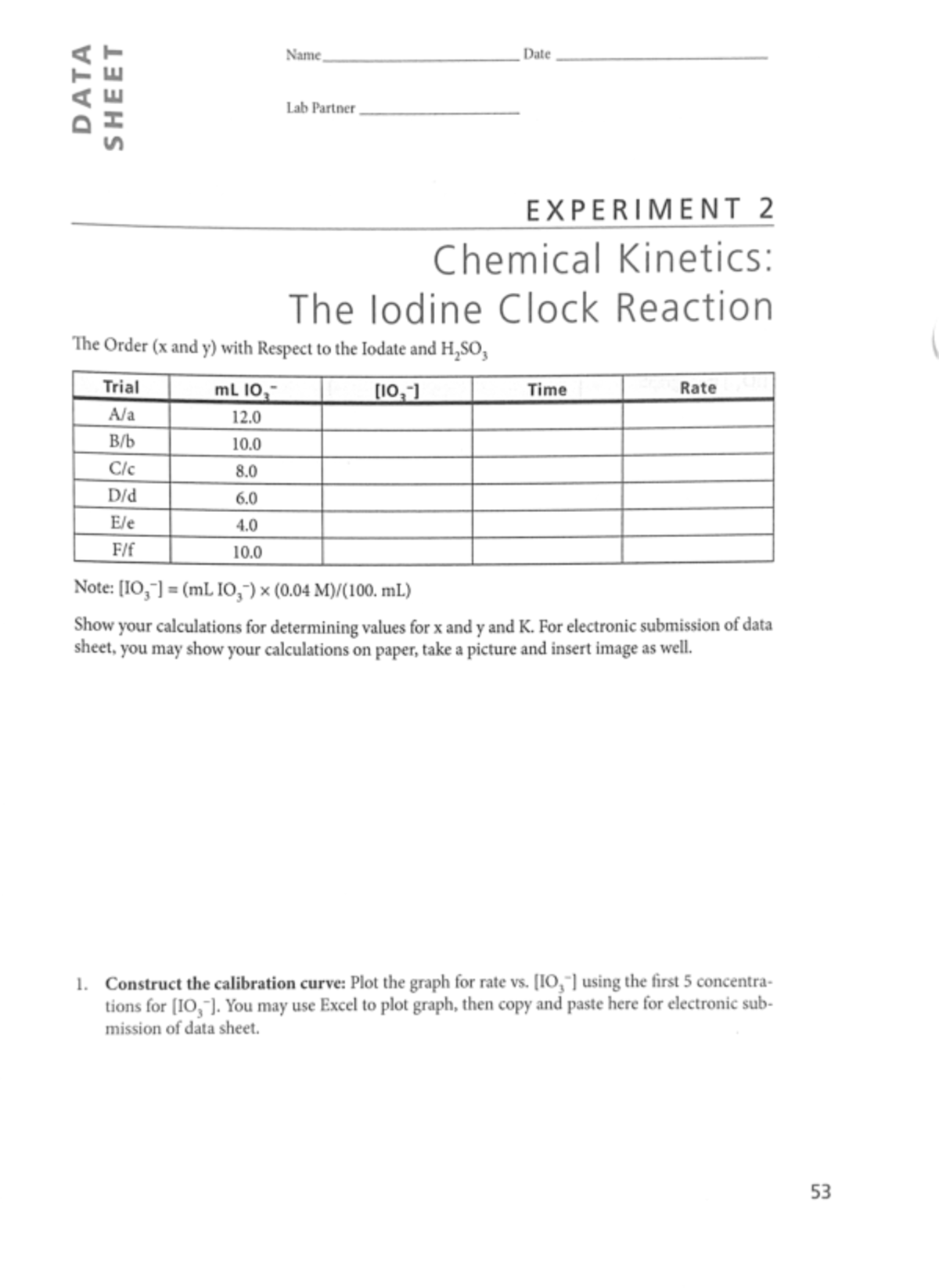 Chemical Kinetics 2 - CHEM ASSIGNMENT - Studocu