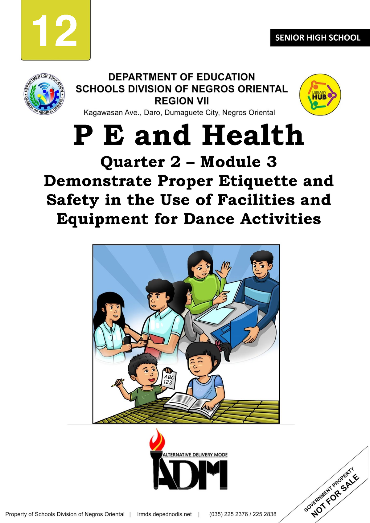 PE12 Q2 Module 3 - 12 SENIOR HIGH SCHOOL P E And Health Quarter 2 ...