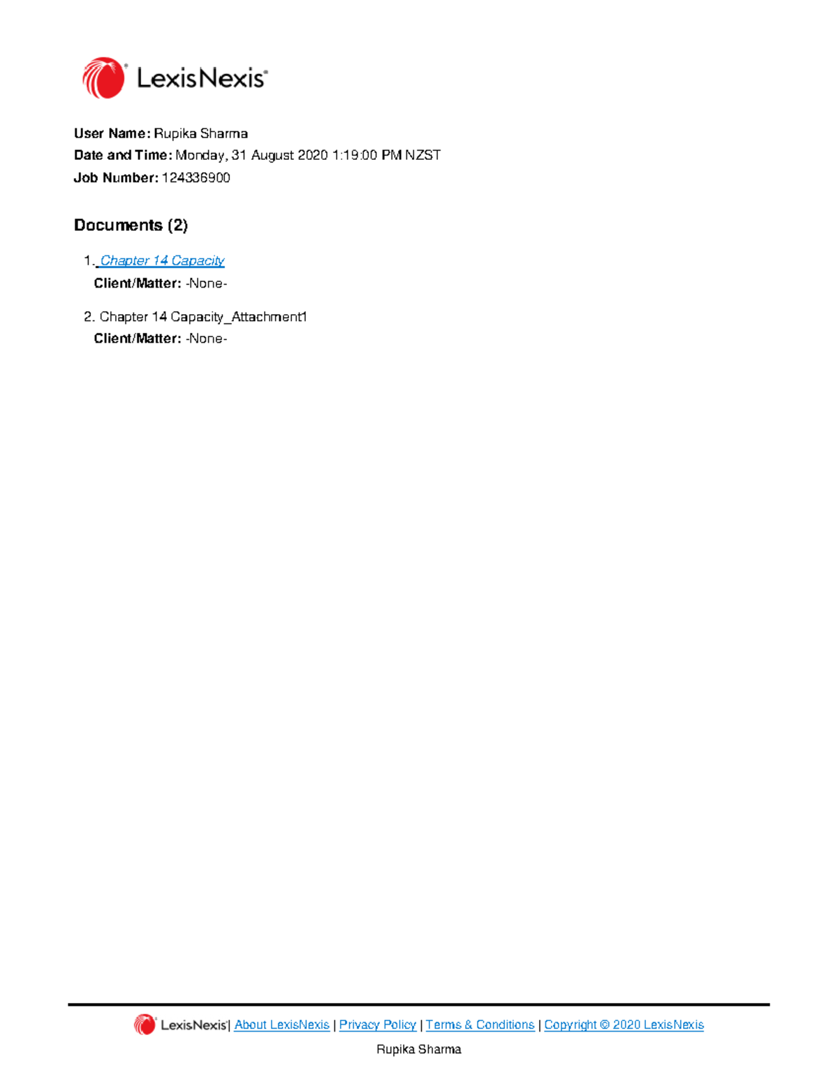 Chapter 14 Capacity - Lecture notes 2 - | About LexisNexis | Privacy ...