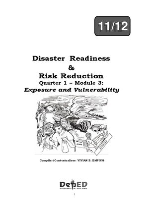 4 Q2 DRRR - Module 4 Quarter 2 Disaster Readiness And Risk Reduction ...