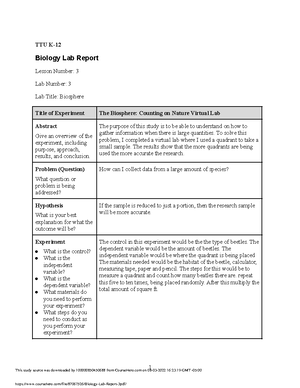 BIO15 LI LAB A0067548 - practice meterials - Laboratory Investigation ...