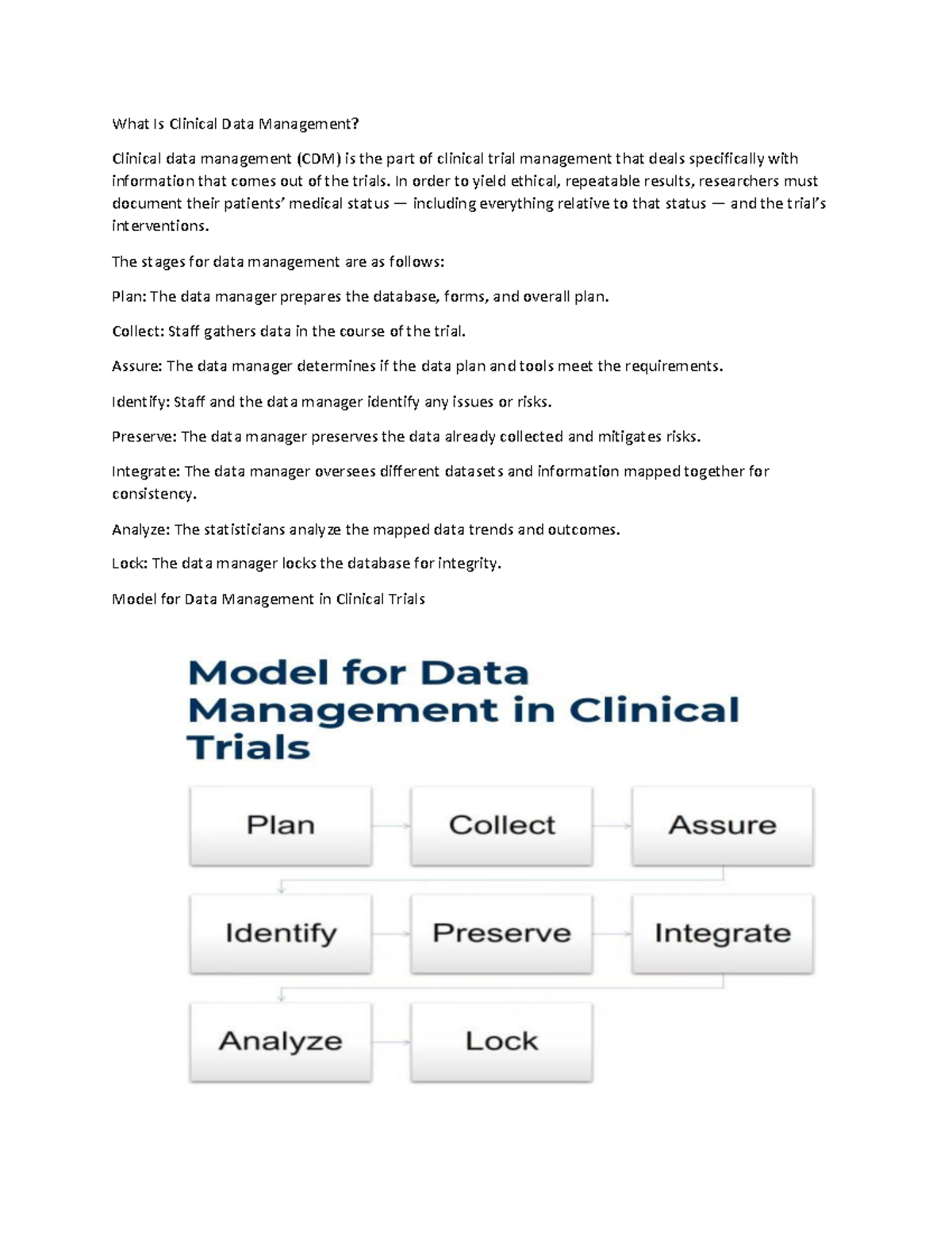Clinical research-1 - What Is Clinical Data Management? Clinical data ...