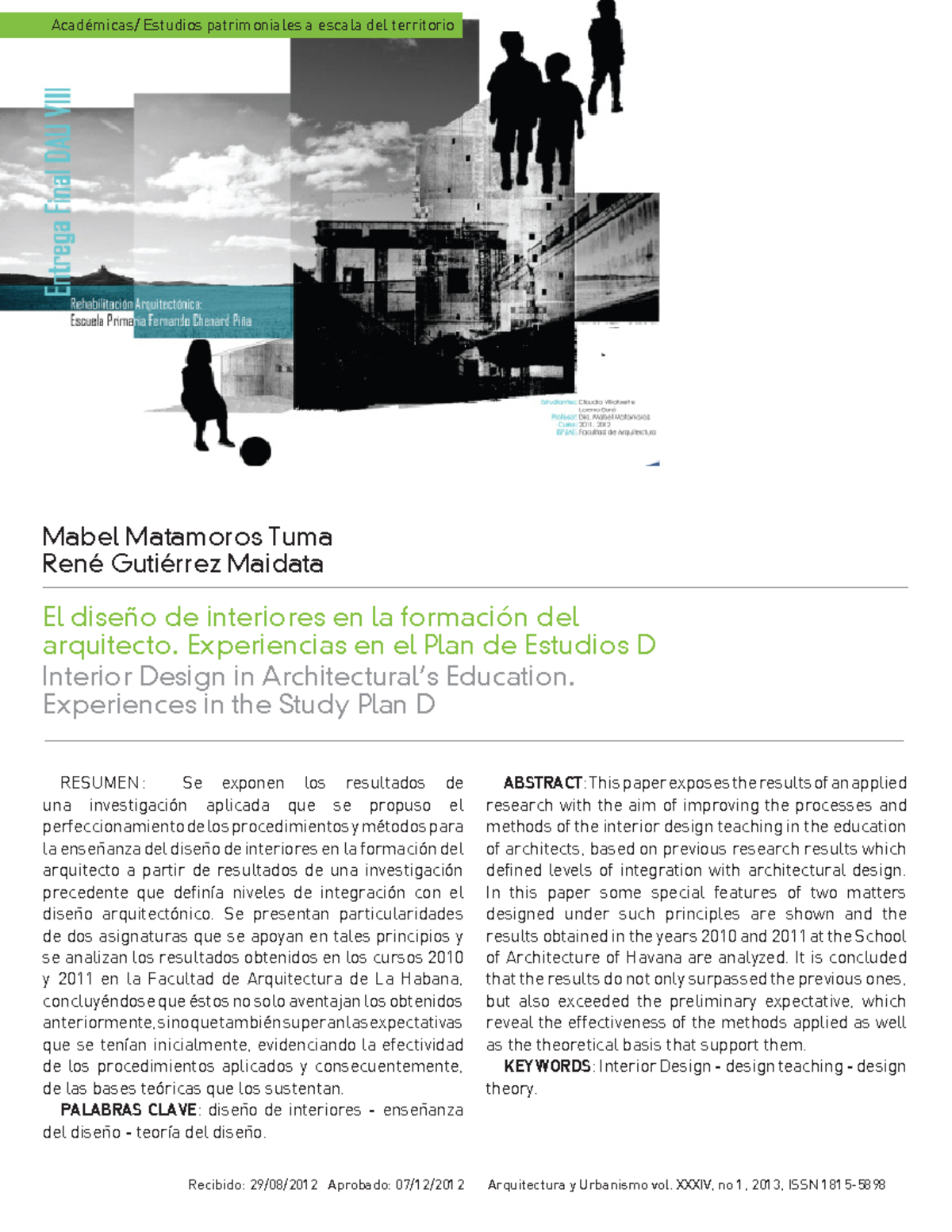 Au110113 - Una guia - Interior Design in Architectural’s Education ...