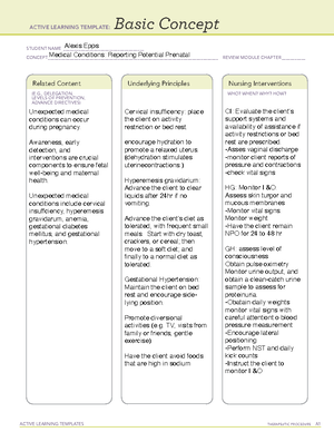 Active Learning Template Diagnostic Procedure form - ACTIVE LEARNING ...