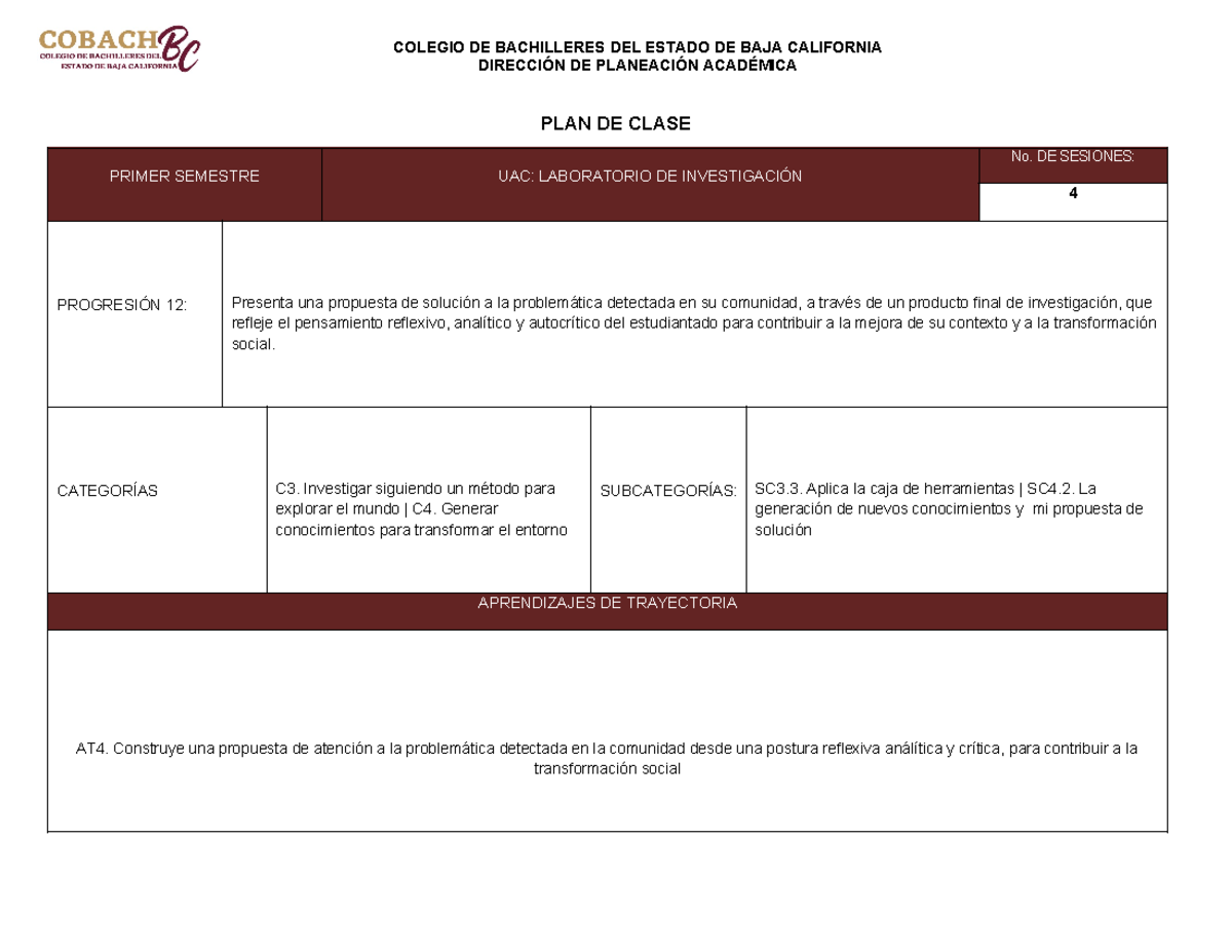 LI Progresión 12 - progresion - DIRECCIÓN DE PLANEACIÓN ACADÉMICA PLAN ...