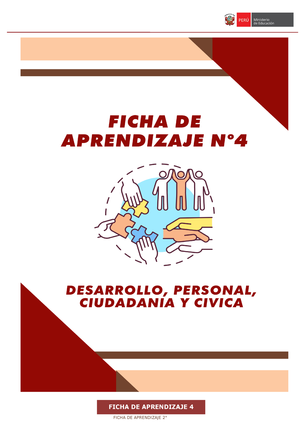 Ficha DE Aprendizaje N° 4 - FICHA DE APRENDIZAJE 4 FICHA DE APRENDIZAJE ...