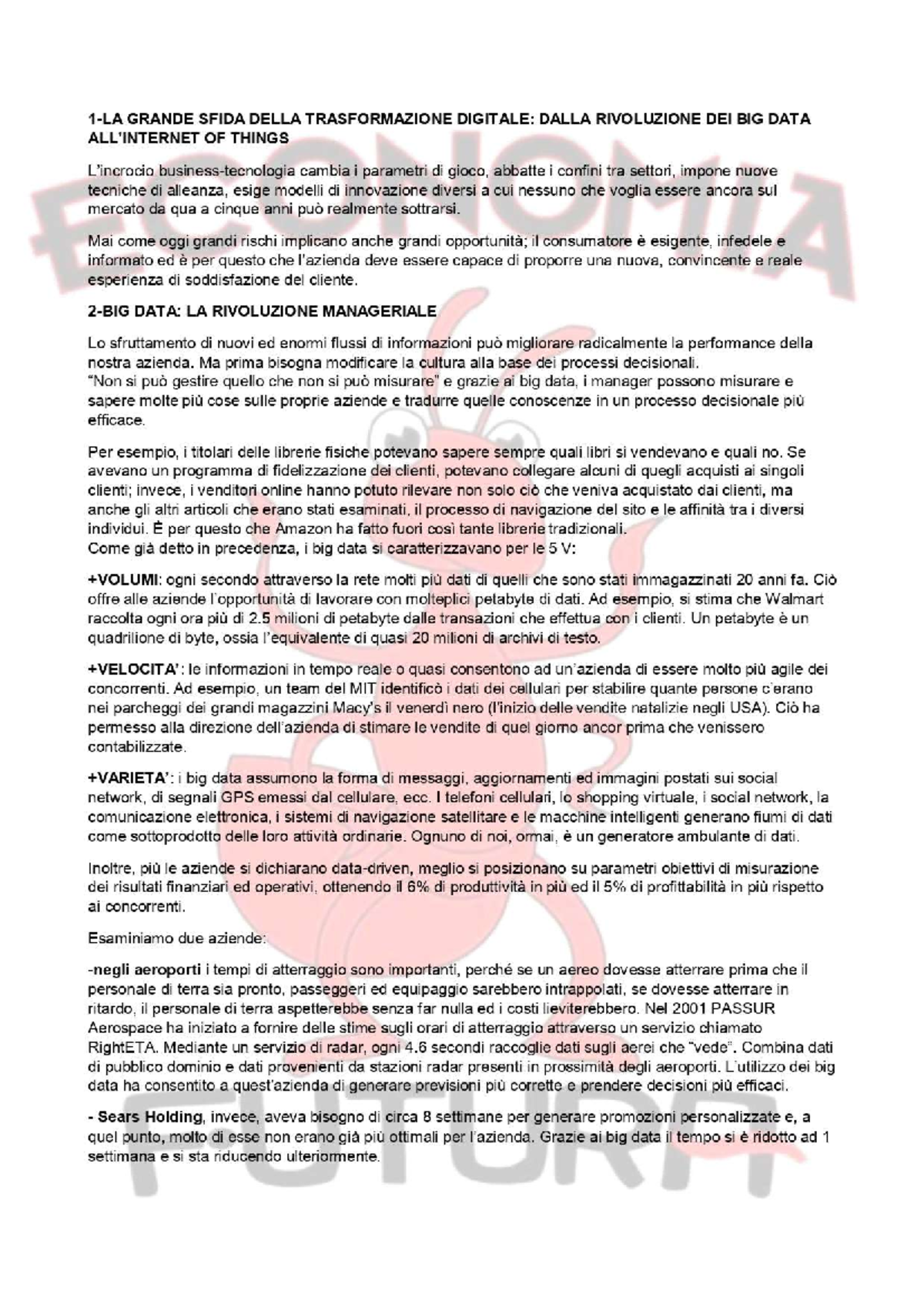 LA Grande Sfida Della Trasformazione Digitale - Economia E Management ...