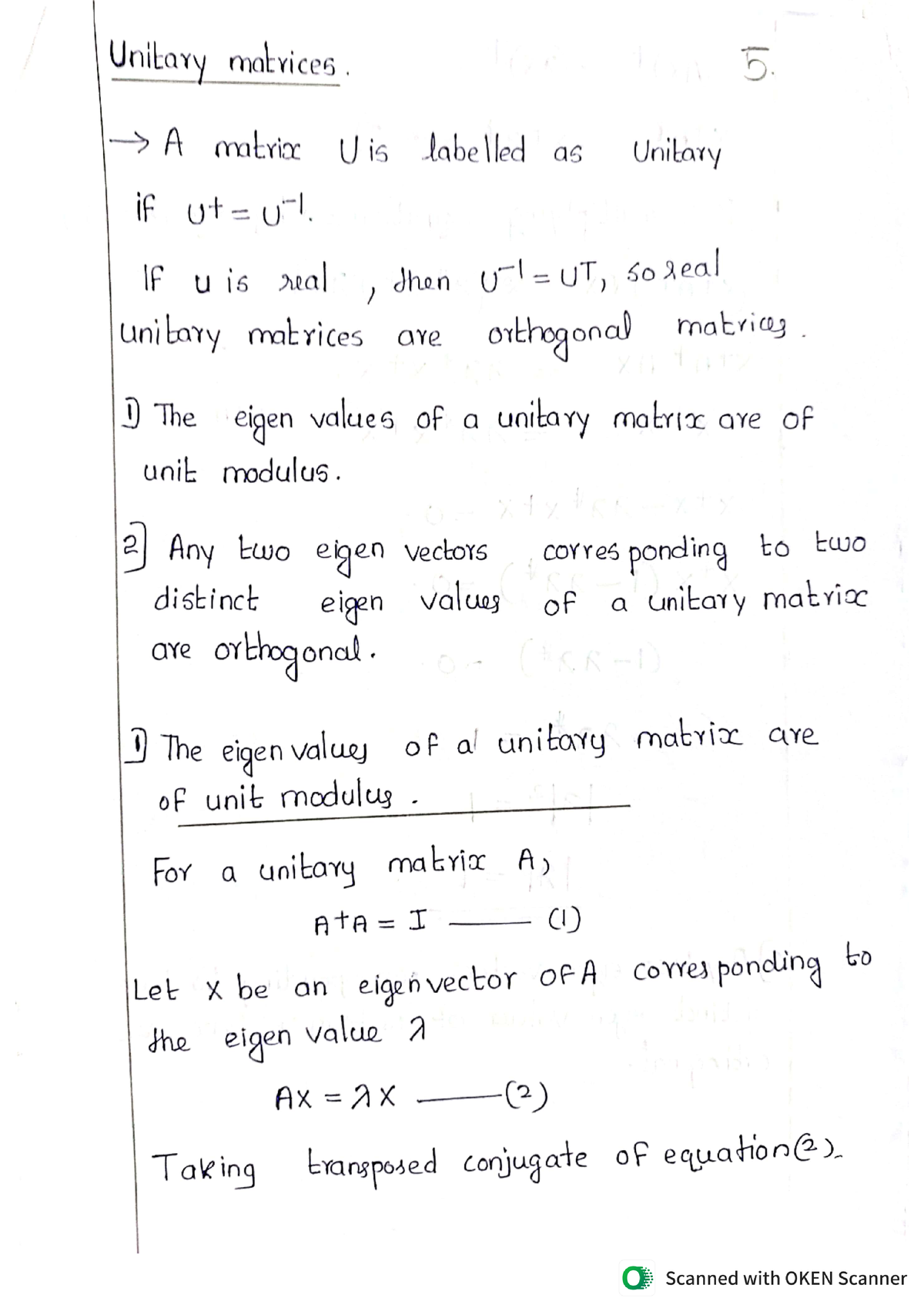 What Is Unitary Simple Definition