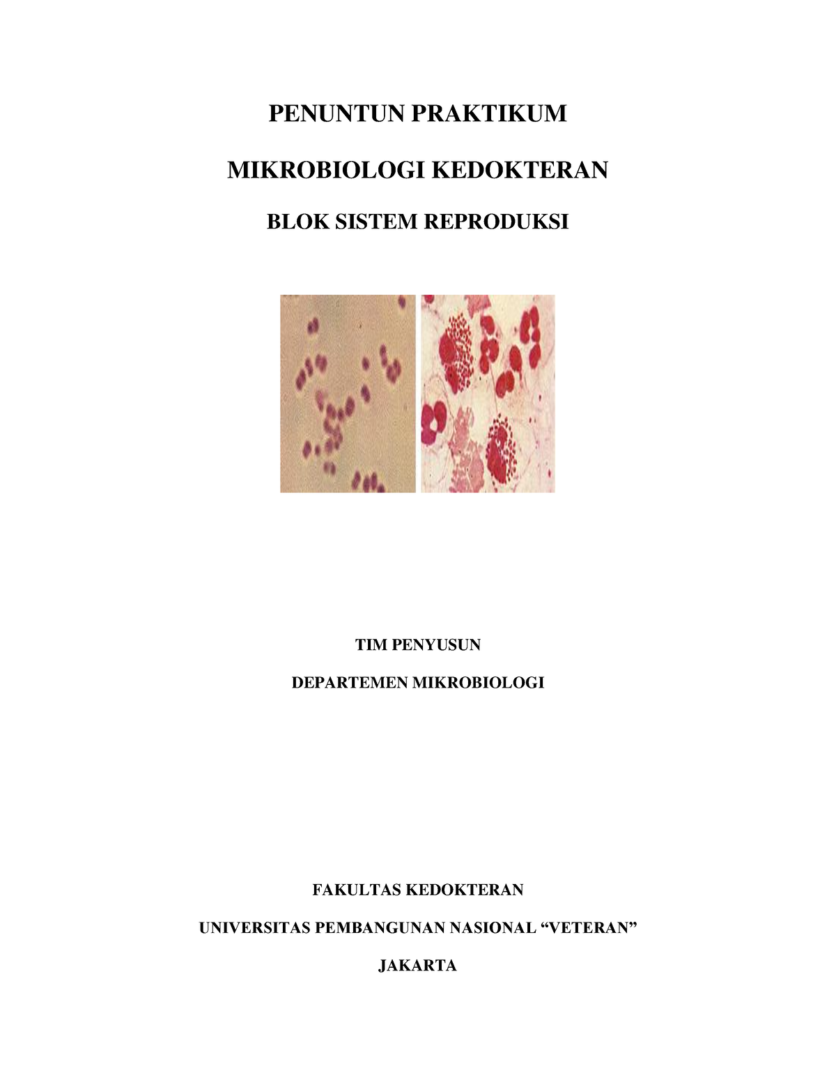 151 Penuntun RPS Mikro 2021 Pdf - PENUNTUN PRAKTIKUM MIKROBIOLOGI ...