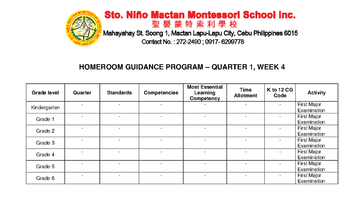 Homeroom Guidance Program SY 2022 2023 Q1 Week 4 HOMEROOM GUIDANCE   Thumb 1200 729 