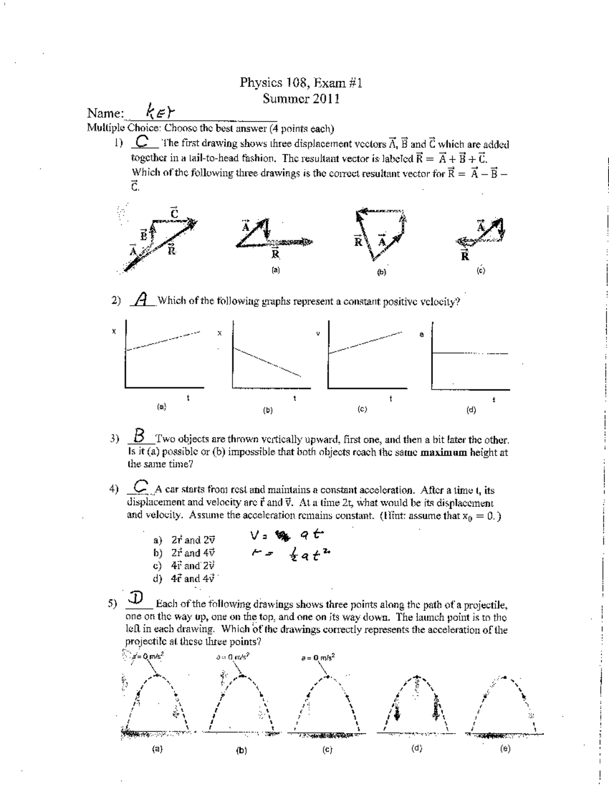 Exam 1 Solutions - Study Guide - PHI 101 - Studocu