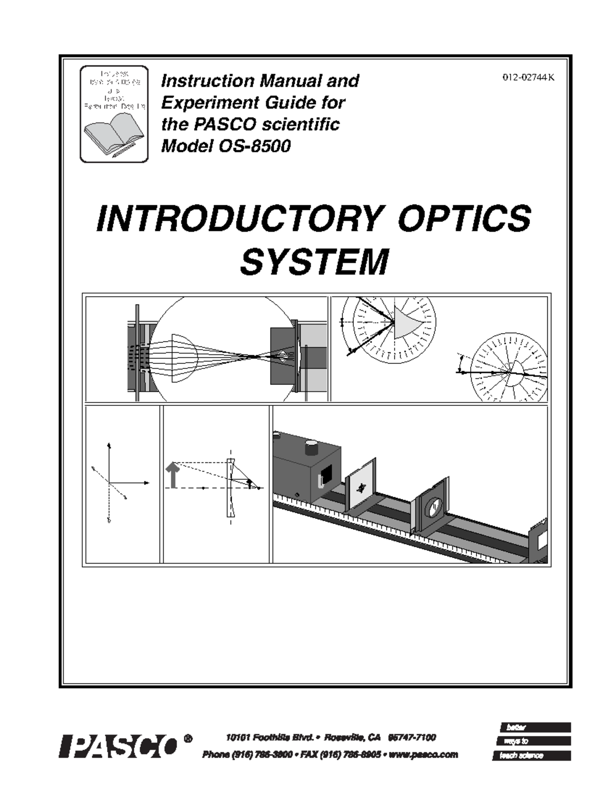 Sistema Introductorio Optica Pasco 1 - 30405060708090 1020 0 010 2030 ...