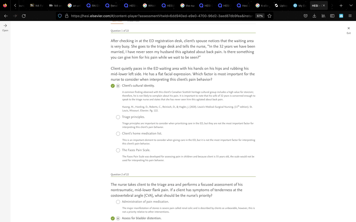 HESI Remediation Case Study Fundamentals - Adult Nephrolithiasis - NUR ...