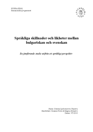 Gymnasiearbete Samhället Ur Ett Genusperspektiv - Barnens Rätt I ...