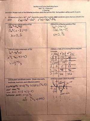 Math 1A - Week 1 to Week 6 Assignments - / (·~ 1 kuu\ - Pre - Cal cuIus ...