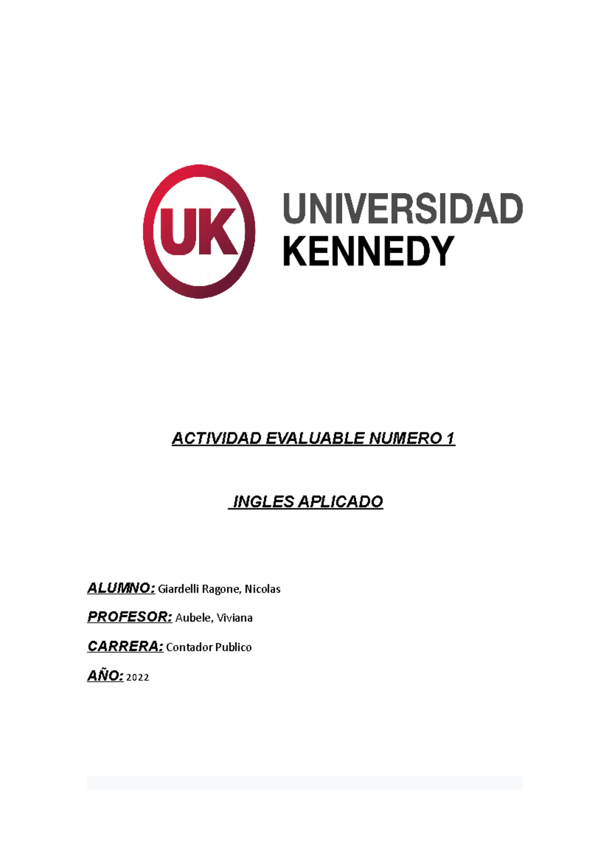 Actividad 1 Ingles Tecnico - ACTIVIDAD EVALUABLE NUMERO 1 INGLES ...