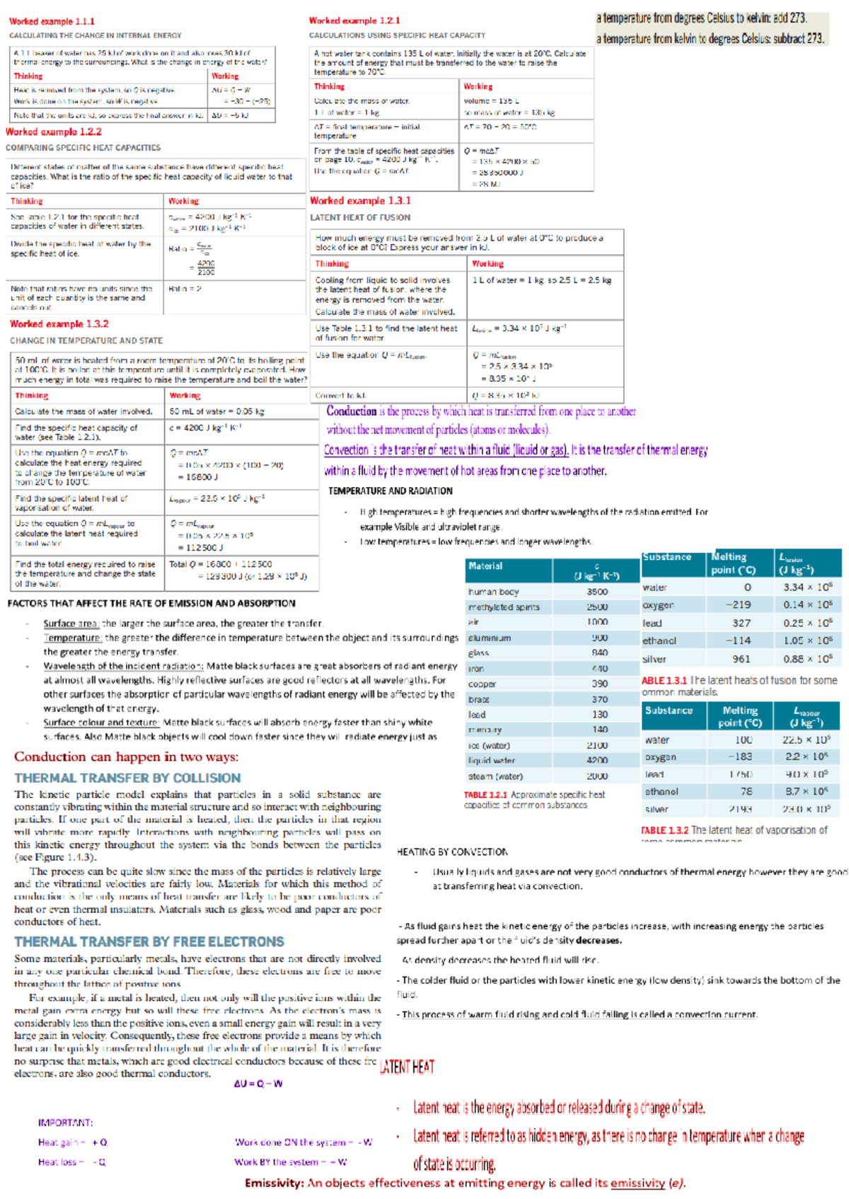 Physics exam cheat sheet worked example 1 1 worked example 1 2 a