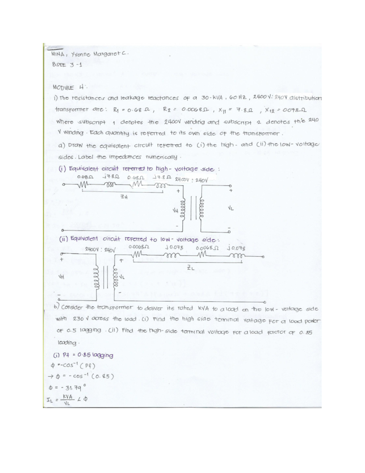 Module 4 MINA, Yvonne Margaret C MINA, Yyonne Margaretc. BSEE MODULE