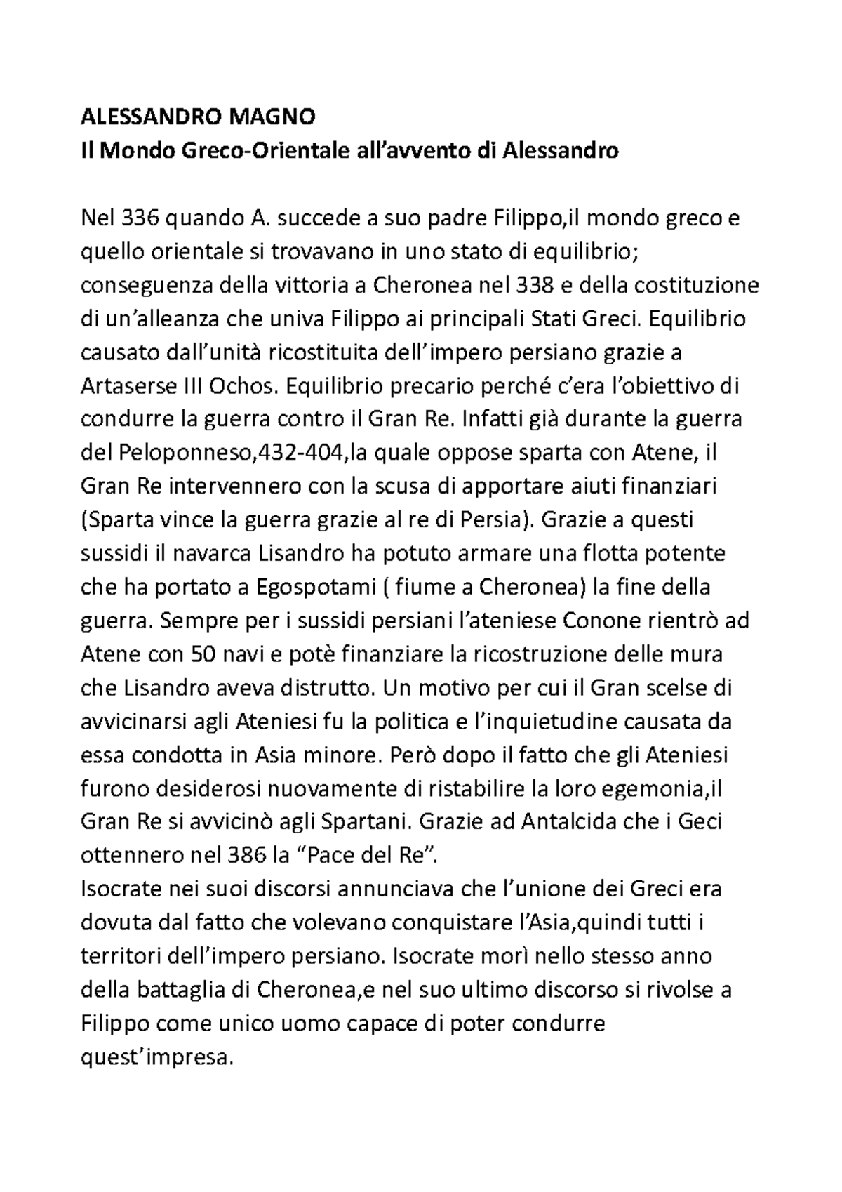 Alessandro Magnomossè ALESSANDRO MAGNO Il Mondo GrecoOrientale all