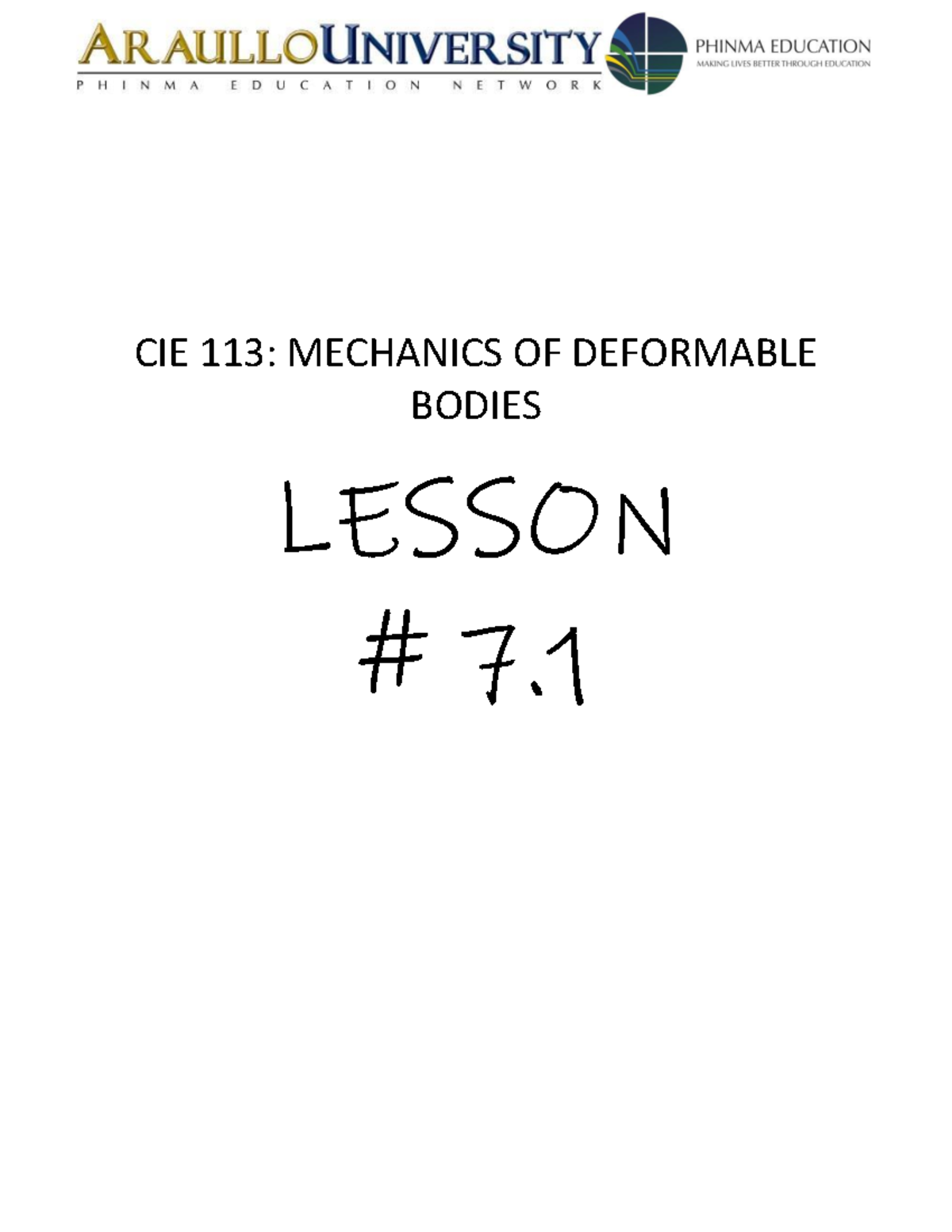 Module 7.1 - CIE 113 - Baldonado, Rannie L. - 2CE MAIN-4 - CIE 113 ...