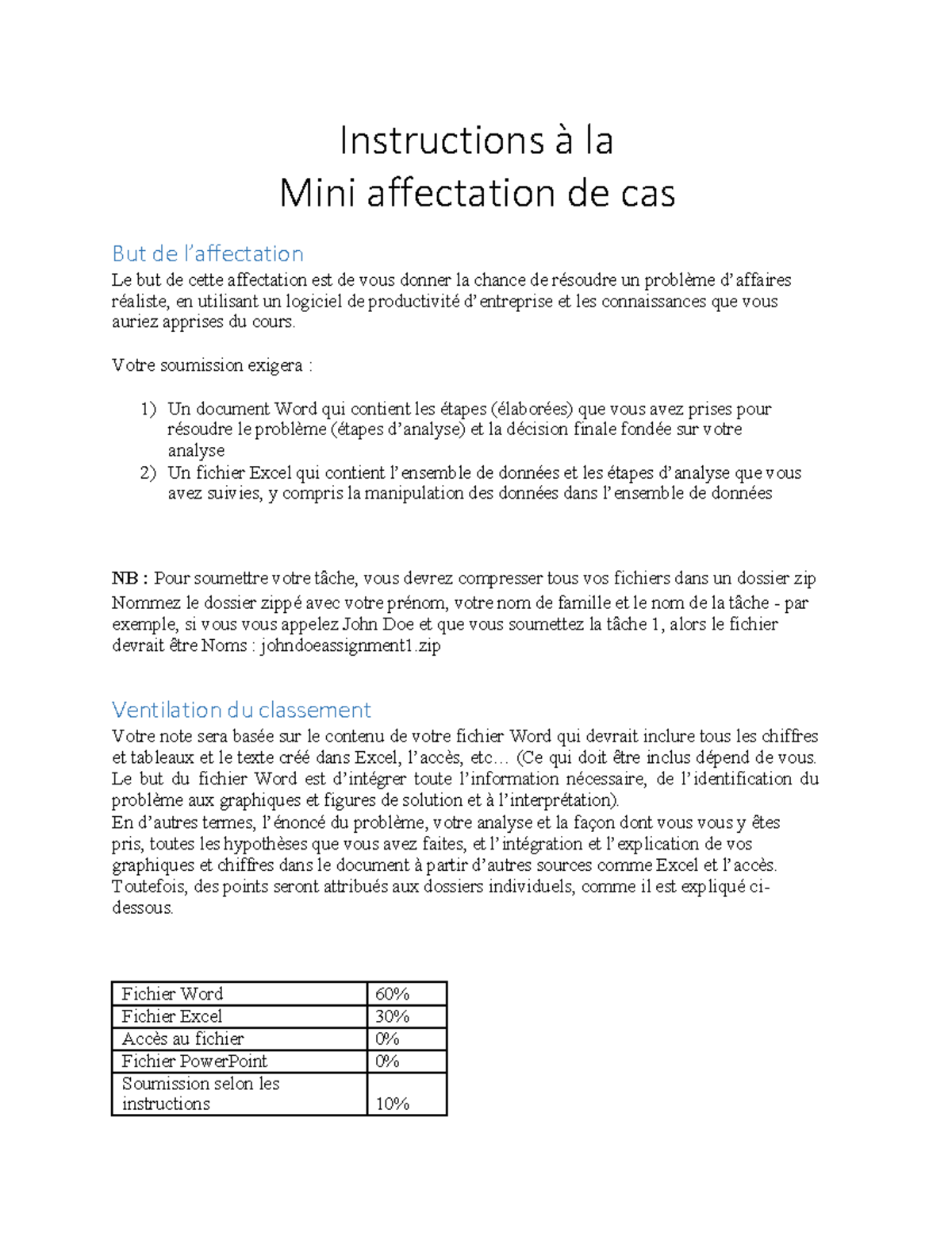 Mini Case Instructions-fr - Instructions à la Mini affectation de cas ...