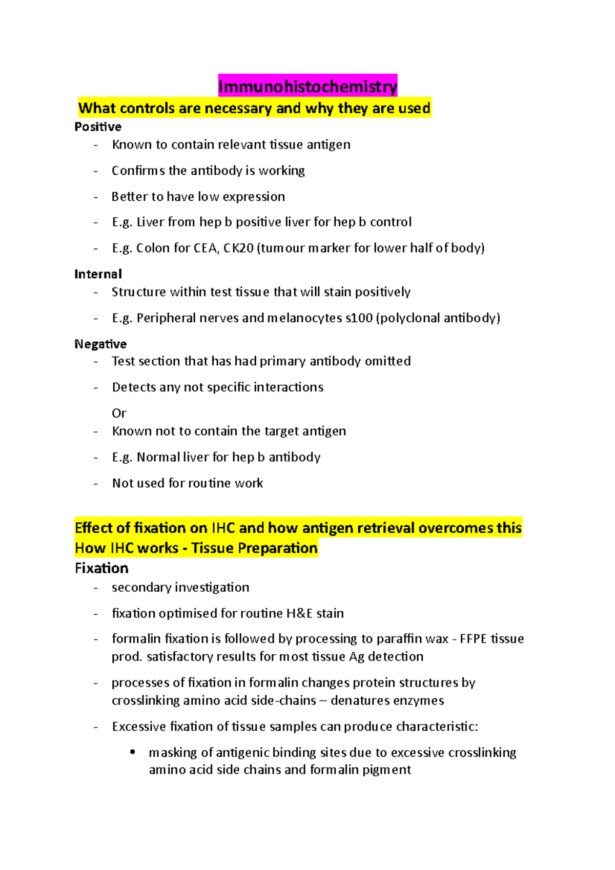 Immunohistochemistry - Immunohistochemistry What controls are necessary ...