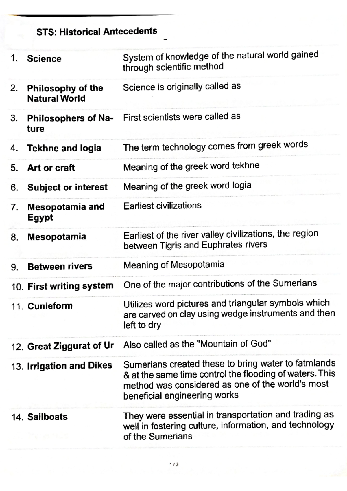 STS Historical Antecedents 1 - Science System of knowledge of the ...