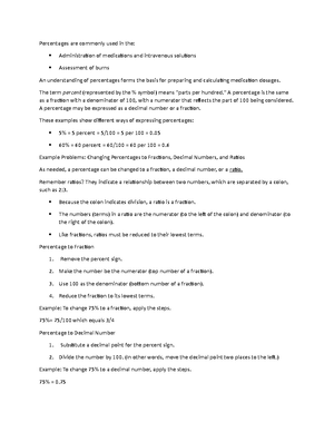 300 med calc dose - NURS 300 notes on calculating med doses - Tablets ...