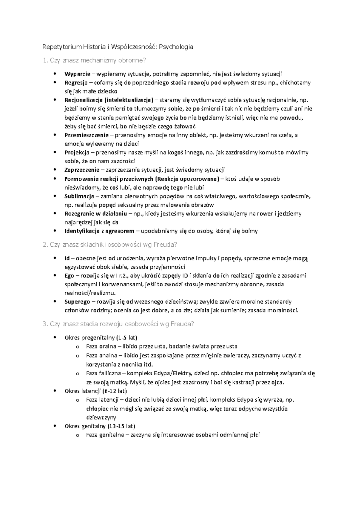 Repetytorium Historia i Współczesność - Repetytorium Historia i