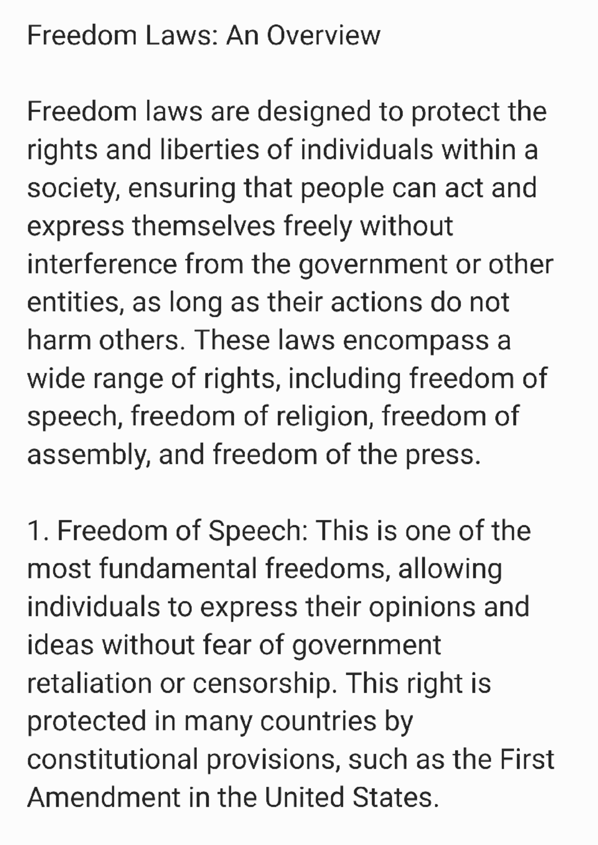Notes 240918 045323 - Freedom of Speech: This is one of the most ...