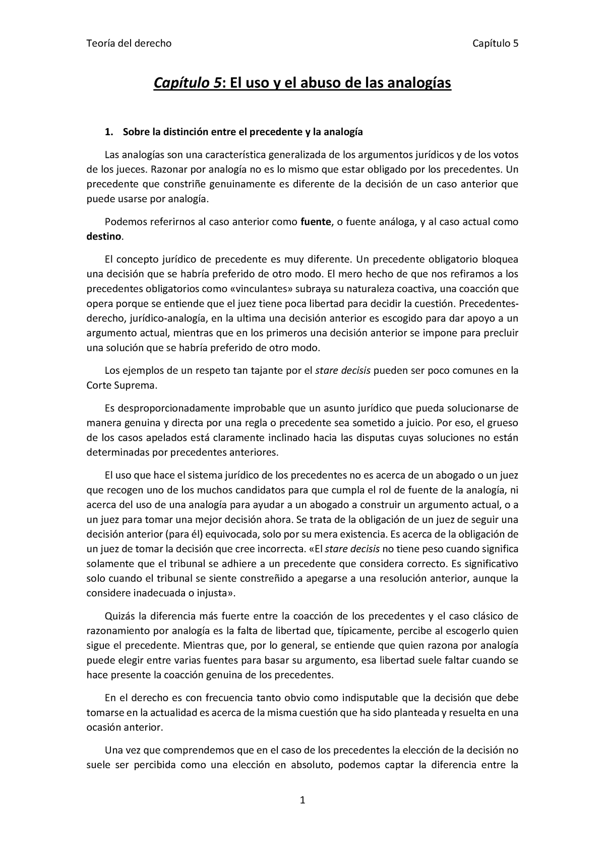 Pensar Como Un Abogado Cap 5 Del Derecho 5 5 El Uso Y El Abuso De Las 1 Sobre La Entre El 4094