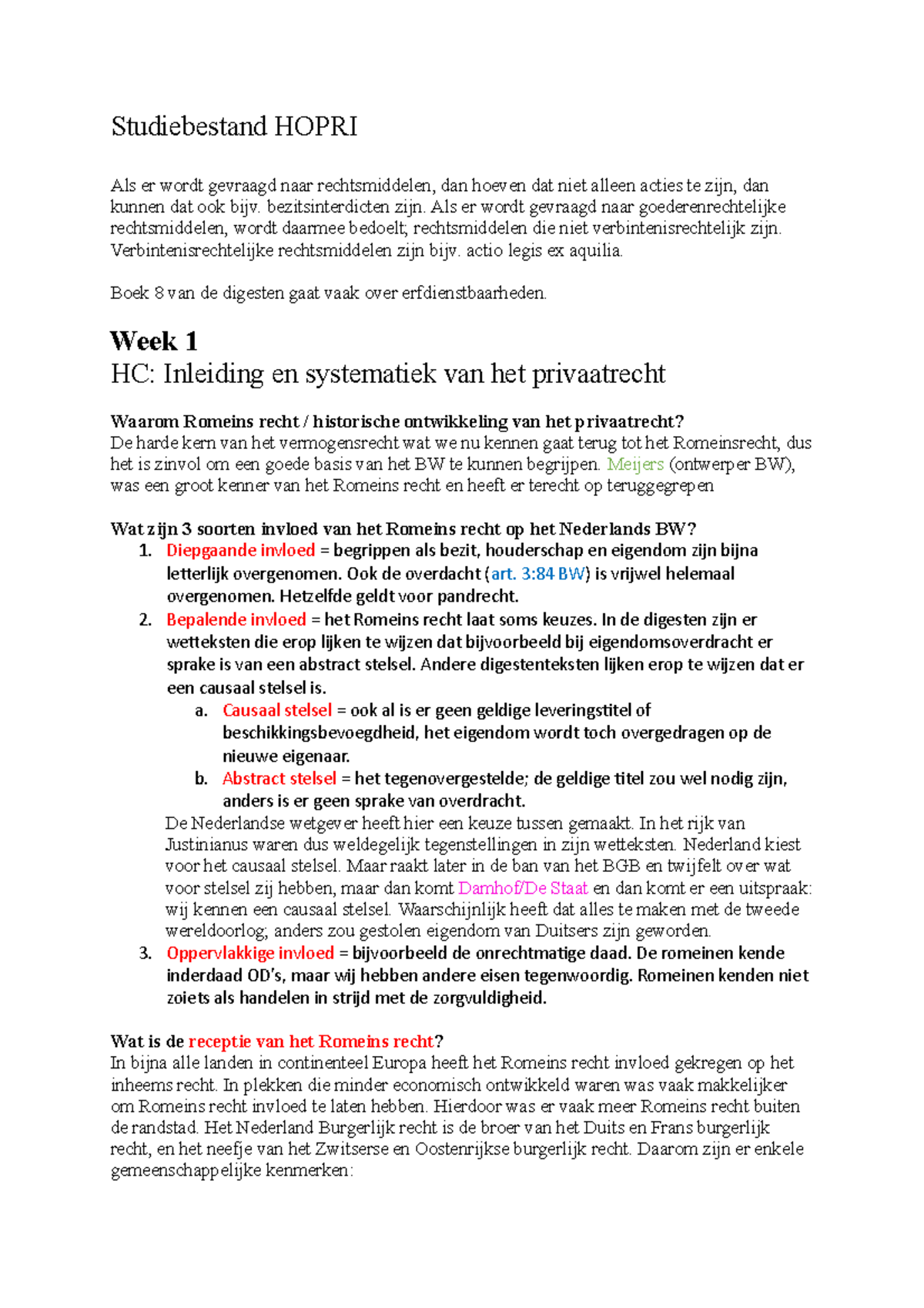 Studiebestand Hopri Groot Overzicht - Hist. Ontwikkeling Van Het ...