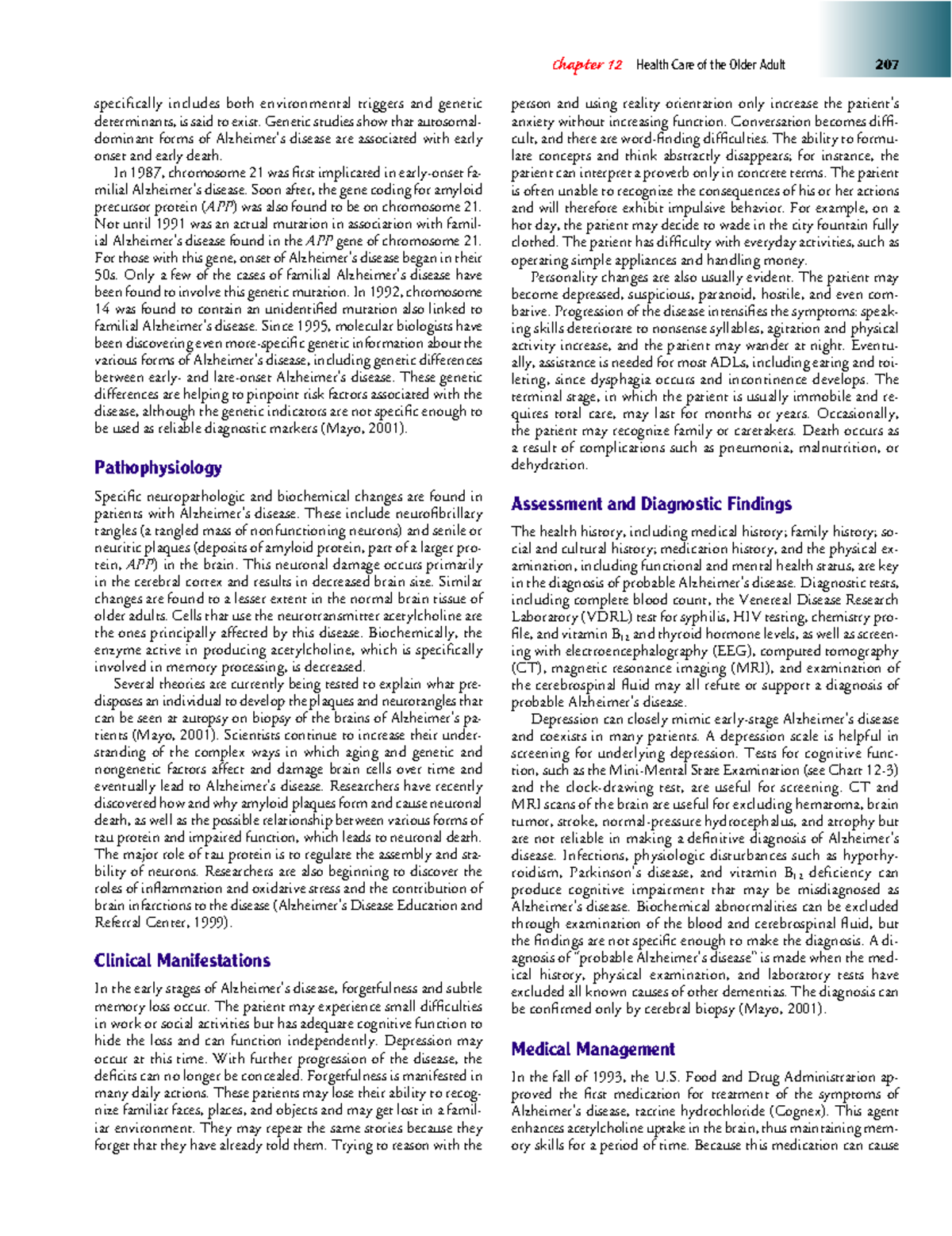 Textbook Of Medical Surgical Nursing-24 Lecture Notes - Chapter 12 ...