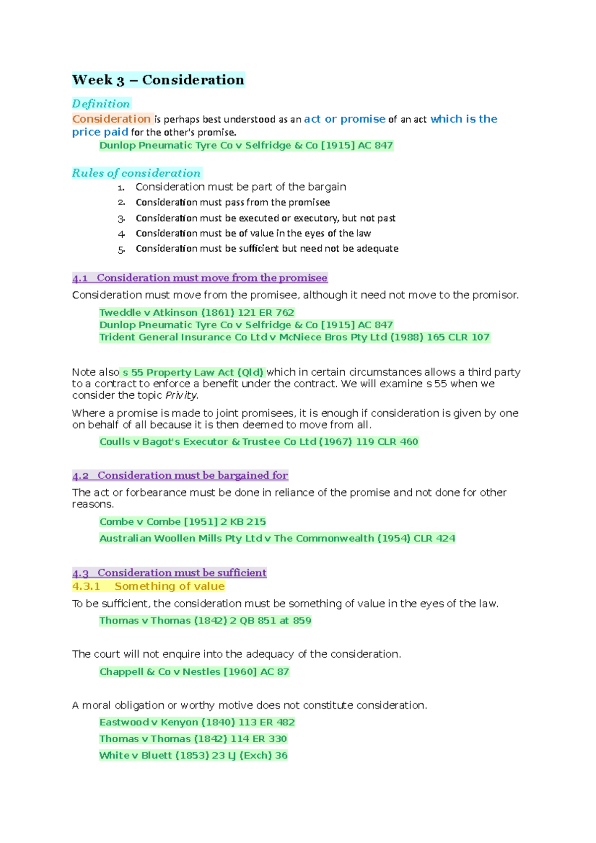 Week 3 Consideration Week 3 Consideration Definition