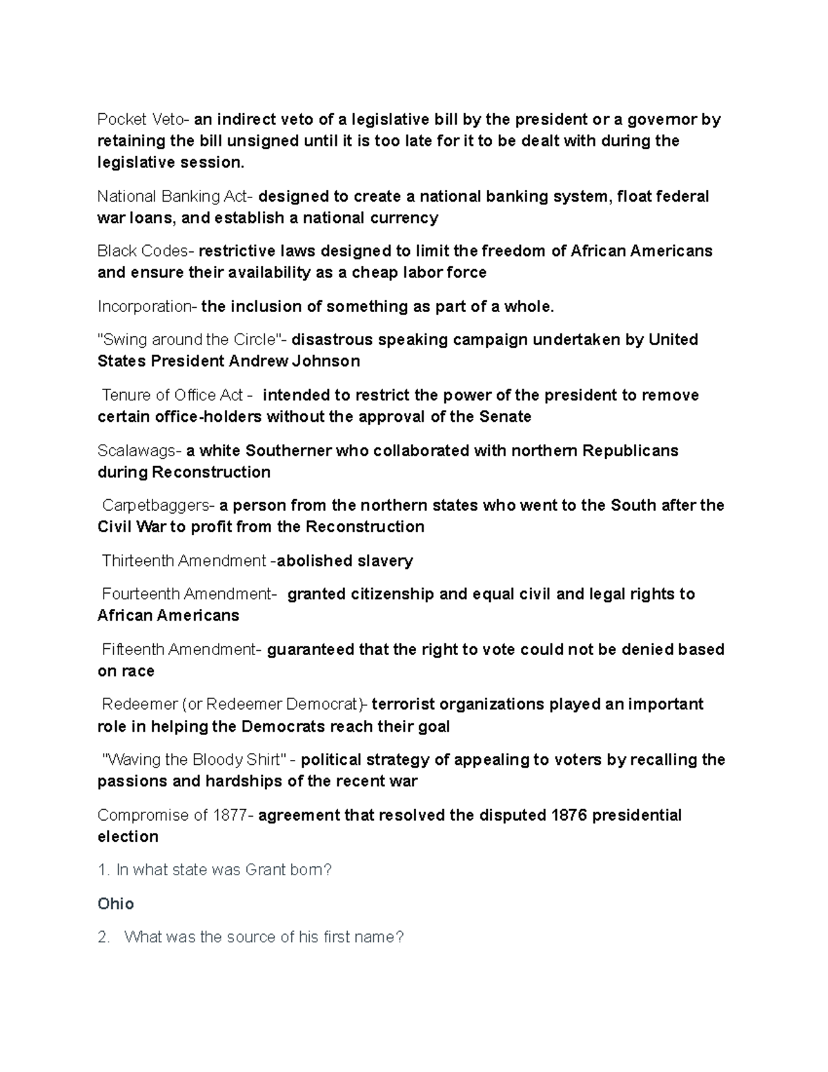 202 Assignment 2 Brent Chasting Summer 2021 Pocket Vetoan indirect