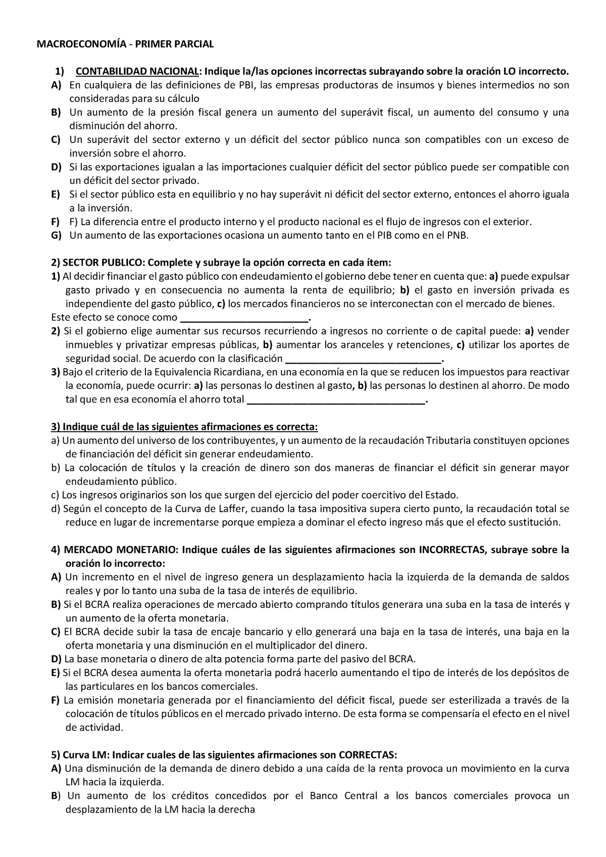 2023-Simulacro-1er-parcial - MACROECONOMÕA - PRIMER PARCIAL ...