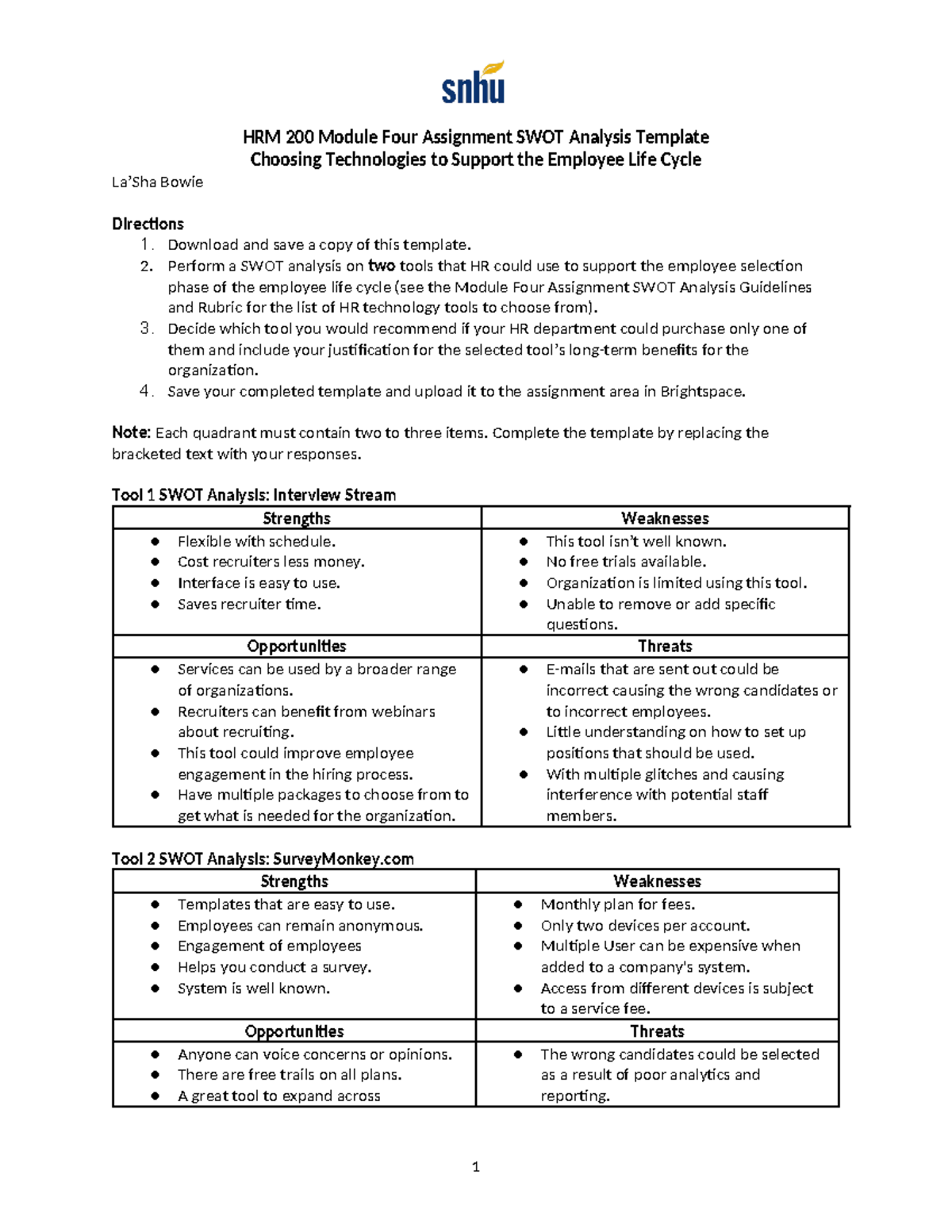 hrm 200 4 2 assignment