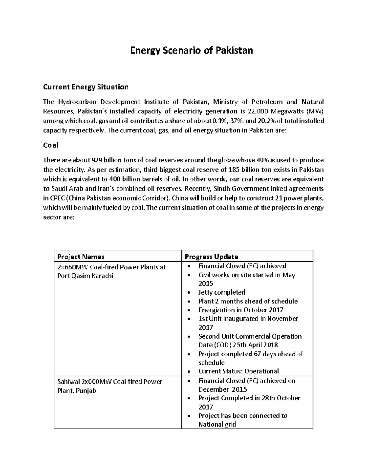 Energy Scenario of Pakistan-converted - Energy Scenario of Pakistan ...