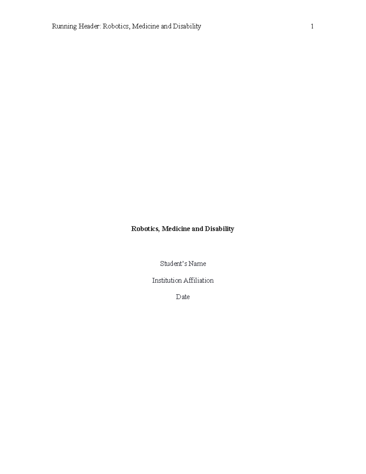 medical robotics thesis