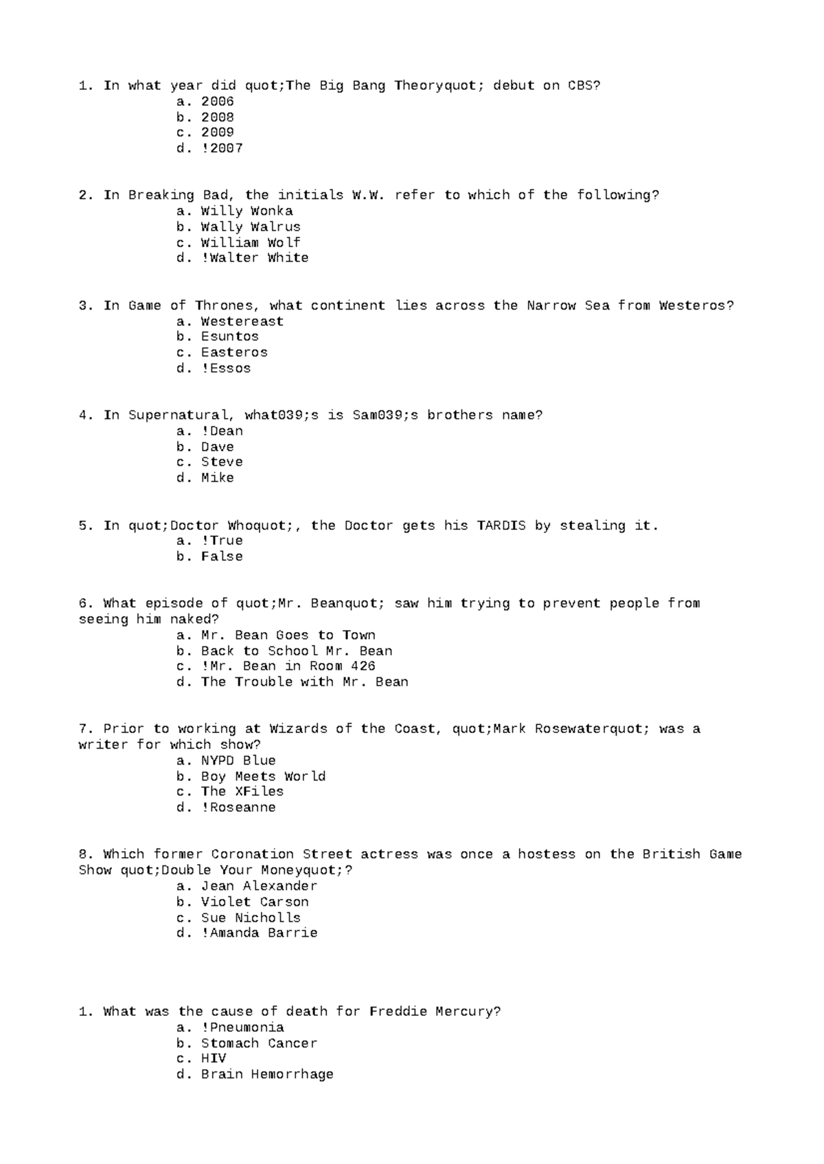 CS112 Research Brief Winter 2021 5 - In what year did quot;The Big Bang ...